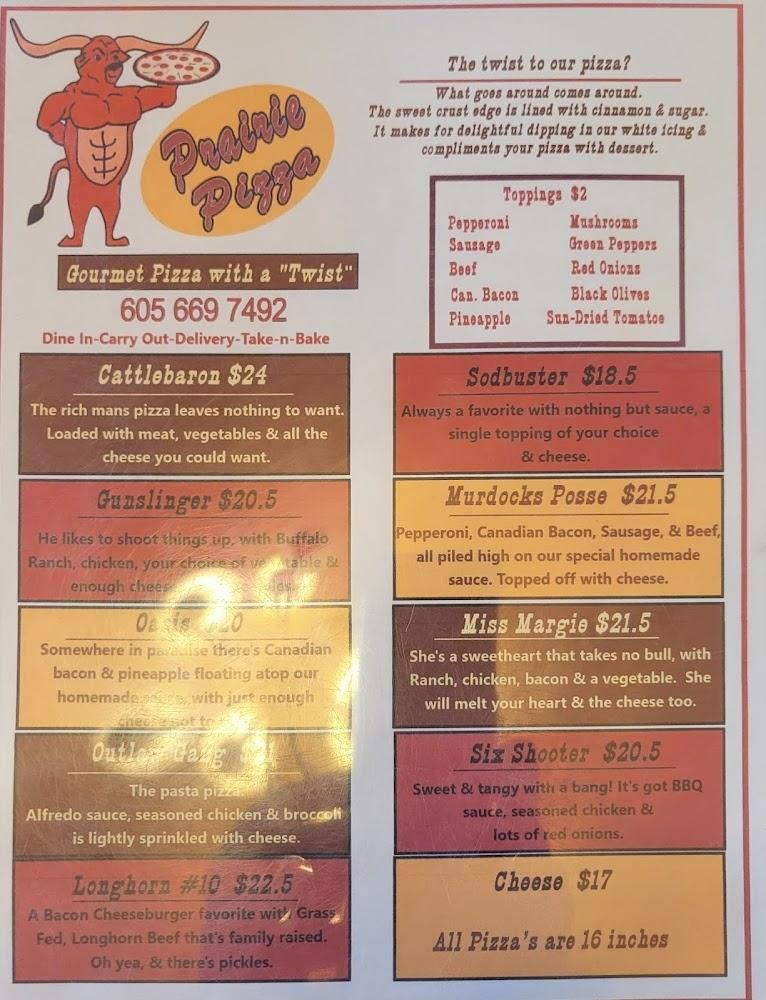Prairie Pizza Menu image 3